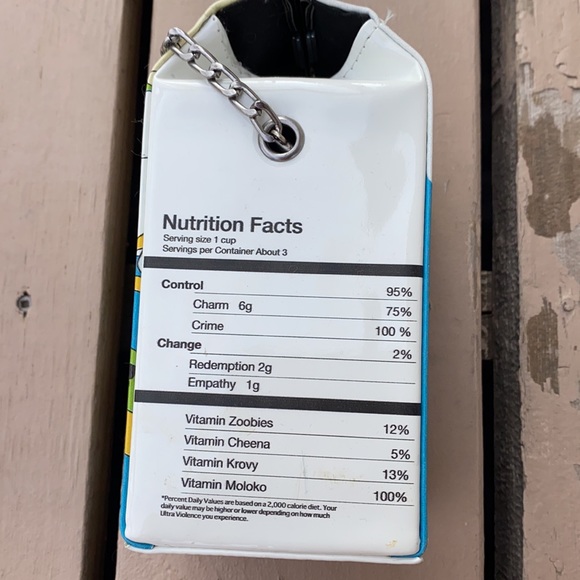 Dolls Kill Multicolor Milk Carton Crossbody Bag - Picture 4 of 5